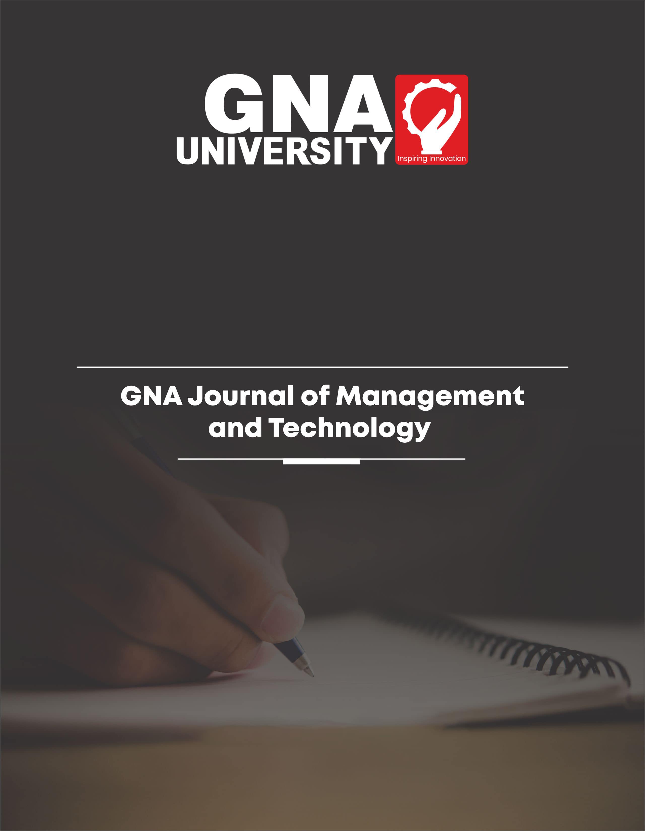 GNA Journal of Management and Technology